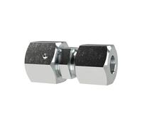 Reducción, cono de sellado, manguitos de diámetro exterior de tubo de 20/6 mm, PN máx. 400 bar, SW1 27, SW2 17, SW3 36, acero galvanizado.