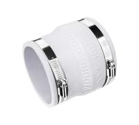 Reducción de tubo de conducto, conector reductor de conducto, adaptador de manguera de ventilación doméstica con dos abrazaderas de manguera, acoplador de reducción para ventiladores extractores