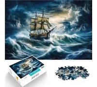 Reducción del estrés Interesante Barco de Vela y océano Puzzles de 1000 Piezas para Adolescentes 38x52cm Regalos de Amigo Secreto
