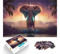 Reducción del estrés Interesante Paisaje Surrealista de fantasía Rompecabezas de 1000 Piezas para Adultos 50x75cm Regalos de cumpleaños para Mayores de 14 años