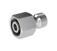 Reducción, diámetro exterior del tubo de 8 mm, manguitos de 6 mm, PN máx. 315 bar, acero inoxidable 1.4571