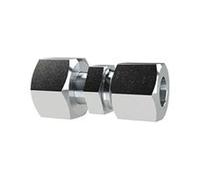 Reducción, diámetro exterior del tubo de manguitos de 20/10 mm, PN máx. 400 bar, SW1 22, SW2 22, SW3 36, acero galvanizado.