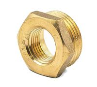 Reducción MF 3/8"x1/4" - Latón CuZn40Pb2 - Racor reductor de pequeño formato - 10 bar