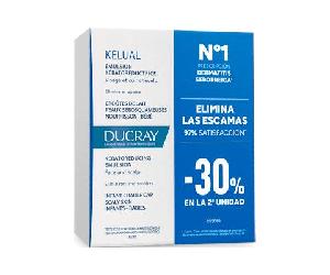 Reduce escamas y suaviza cuero cabelludo - Ducray Kelual emulsión 2x50 ml