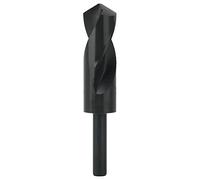 Reduced Shank Drill 1/2in, Straight Shank HSS Twist Drill Bit, Black Oxide Coated with 118° Point Angle for Metal Wood Plastic, 29.5mm Diameter High Speed Steel Drill for Power Too