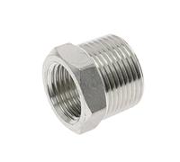 Reducer Bushing Male x Female 1/8" 1/4" 1/2" 3/4" 1" 1-1/4" 1-1/2" Threaded Stainless Steel SS 304 Plumbing Pipe Fittings(DN32 to DN25)