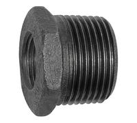 Reductor 241, R 1 1/2 a, Rp 1/2 i. Hierro maleable negro, temperatura de funcionamiento -20 °C hasta 300 °C, ISO 7 - 1