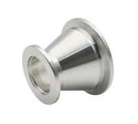 Reductor cónico de vacío KF de acero inoxidable 304 - KF10, KF16, KF25, KF40, KF50 | Accesorios for tuberías con brida de tres clips(KF16-KF40)