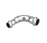 Reductor de 90 grados de acero inoxidable de pared delgada 304, codo de sujeción doble, cabezal de conversión de tamaño de 4 y 6 puntos.(Inside diameter 40MM*16MM)