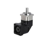 Reductor de 90 grados, engranaje helicoidal, caja engranajes planetarios ángulo recto, motor paso a Nema 17, 23, 34, 40, 60, 80, 110, 130 mm, servomotor(PLMG090 19mm Input,Speed Ratio 7 to 1)