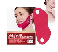 Reductor de barbilla, correa hidratante y reafirmante iluminadora, parches para el cuidado de la piel de la cara, para la mañana antes del maquillaje, spa, hogar, día, noche, ducha, trabajo, viajes