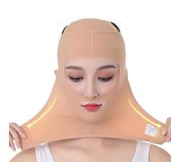 Reductor de barbilla doble - Cinturón de adelgazamiento facial, correa de barbilla en V, correa de levantamiento sin esfuerzo para adelgazar la cara, cinturón facial, cinturón de de contorno