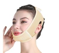 Reductor de barbilla doble, correa de barbilla de máscara de elevación en V, cinta de elevación de la cara de la barbilla doble para las mujeres Restauración de la elasticidad de la piel (color de la