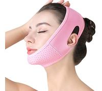 Reductor de Barbilla Doble Reutilizable Máscara de Línea en V Correa de Adelgazamiento Facial Máscara de Elevación de Cara Máscara de Cara Adelgazante en Forma de V