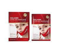 Reductor de barbilla para esculpir: correa de elevación doble, contorno facial con efecto hidratante, terapias nocturnas con uso cómodo, cinturón de cuidado facial, herramienta de adelgazamiento para