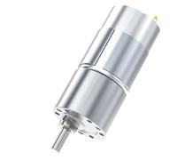 Reductor de CC con microengranaje JGB37-555, 24 V, eje extendido, alta torsión, bajo nivel de ruido, velocidad ajustable, actuador lineal con motor de escobillas(600RPM-12V SINGLE MOTOR)