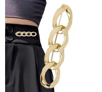 Reductor de cintura,Stringitore para cinturón - Botones Hebillas Extensión Cinturón Para Fijar Camisas, Faldas, Vestidos Y Jeans, dorado, riferimento alla descrizione