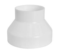 Reductor de Conducto Redondo de 150 mm a 100 mm, 6 a 4 pulgadas Adaptador de Reducción de Conducto, Reductor de Tubería, para extractores, campana extractora y unidades de ventilación