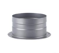 Reductor de conductos, adaptador de brida de manguera de aire de pared de metal de 120 mm, adaptador de tubo de conducto, conector de reducción