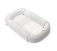 Chicco Mommy Pod 3 en 1, Reductor para Cuna de bebé, 81 cm x 49 cm, Nido para bebés, 0-3 Meses para Dormir, 0-8 Meses para el Tiempo del pancino, Funda de algodón orgánico, Lavable a máquina, Beige