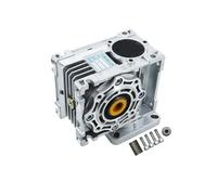 Reductor de engranaje de gusano Reductor de engranaje de gusano NMRV030 Reductor de caja de cambios de alto par Entrada 11 mm Salida 1,4 cm 2,6-24 Nm for motor Nema23(20 to 1,63B14)