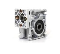 Reductor de engranaje gusano NMRV030, caja cambios alto par compatible con reductores Motor paso a Nema23, entrada 6,35mm/8mm, relación 5:1/80:1, apto Fit For CNC(Ratio 60,Input 6.35mm)