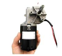 Reductor de engranaje helicoidal DC24V Engranaje helicoidal Motor reductor de CC de alta potencia Motor de alta velocidad El engranaje de metal autoblocante puede ser positivo y negativo.(0.7A 60W)