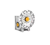 Reductor de engranaje helicoidal NMRV040 de 11 mm de entrada y 18 mm de salida for servomotor paso a paso con brida de 60/80/86/90/104 mm(160mm Dia Flange,Ratio 50-1)