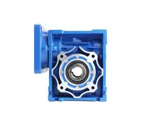 Reductor de engranaje helicoidal Reductor de engranajes helicoidales NMRV090 de gran par for motor paso a paso con brida de 110/130 mm y entrada de 19/22/24/28 mm.(Ratio 80-1,Flange 110x110)