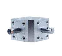 Reductor de engranajes cónicos de ángulo recto 1:1, Mini 1 módulo 20 dientes, dispositivo de dirección con accionamiento de ángulo de 90°, módulo for bricolaje con eje de 8 mm