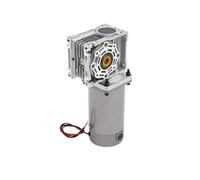 Reductor de engranajes helicoidales de alto par de 300 W con motor de CC de velocidad ajustable y caja de engranajes helicoidales RV040 de 18 a 360 rpm. Fuerte disipación de calor(300w,12V)