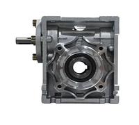 Reductor de engranajes helicoidales de entrada de eje NRV40, relación 5:1-100:1, eje de entrada de 11 mm, orificio de salida de 18 mm, reductor de turbina con manivela manual.(Ratio 80 to 1)