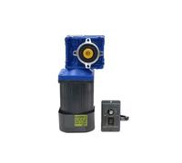 Reductor de engranajes, Motor de engranaje helicoidal RV30 220 120W AC con reductor vcidad, regulador, alto par, gran oferta, diámetro entrada del 11mm(0-54RPM 220V)