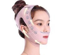 Reductor de Papada, Máscara Lifting Facial Reutilizable, Faja facial lifting, Cinturón Ajustable para Afinar el Rostro y Estilizar la Línea de la Mandíbula, Efecto V-Line y Reducción de Papada