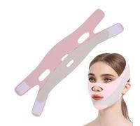 Reductor de Papada, Papada Reductor Mujer, Máscara Para Adelgazar Facial V Belleza Cuello Mascarilla Alza Forma Delgada Línea Cara Reducir Papada Vendaje Juego Para La Mujer Y El Hombre
