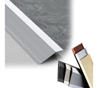 Reductor de piso de tira de transición de piso de aluminio | Rampa de umbral de metal for puerta, tira de umbral de puerta for desigualdades(Silver,36in(90cm))