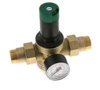 Reductor De Presión De Filtro Latón R1'' 97 L/Min 1.5-6 Bar/22-87Psi Agua Potable