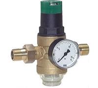 Reductor De Presión De Filtro Latón R2'' 200 L/Min 1.5-6 Bar/22-87Psi Agua Potable