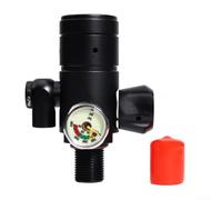 Reductor de presión de la primera etapa del cilindro de buceo con conector giratorio de 360 grados 1/8 puerto NPT y salida macho de 8 mm para aparejo flexible (FMJ033)