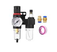 Reductor de presión del compresor de aire de la pistola pulverizadora con filtro regulador separador de aceite y agua AFC2000 1/4(AFC2000 wIth PC1602)