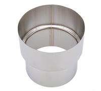 Reductor de revestimiento de humo de acero inoxidable, conector adaptador de diámetro de tubo de chimenea para montaje de sistema de ventilación de estufa de leña, acoplamiento de reducción de tamaño