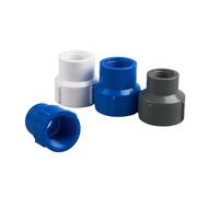 Reductor de rosca interna doble de 1/2 pulgada, 3/4 pulgada y 1 pulgada for tuberías de PVC, accesorios for tuberías de agua(Gold,5 Pieces)