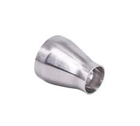 Reductor de soldadura a tope de 16 mm a 89 mm de diámetro exterior - Accesorio de tubería de soldadura sanitaria de acero inoxidable SUS 316 for la industria alimentaria y farmacéutica(25mm-19mm)