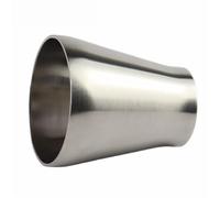 Reductor de soldadura a tope de 19 mm a 102 mm de diámetro exterior - Accesorio de tubería sanitaria de acero inoxidable SUS 304 for la industria alimentaria y farmacéutica(51mm to 32mm)