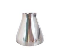 Reductor de soldadura a tope de 19 mm a 89 mm de diámetro exterior - Accesorio de tubería sanitaria de acero inoxidable SUS 304 for uso industrial y doméstico(45mm to 19mm)