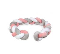 Reductor de trenzas para cuna - Rosa / Gris Kiokids