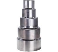 Reductor de tubo de acero inoxidable for estufa de leña (varios tamaños)(11cm~5cm)