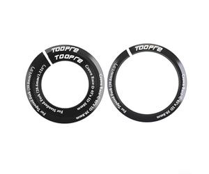 Reductor de tubo de dirección de aleación de aluminio para horquillas de bicicleta, convierte 1 tubo de dirección cónico de 5 pulgadas a 1 125 pulgadas recto (C)