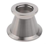 Reductor de vacío cónico Kf40 a Kf25 de acero inoxidable 304 con superficies pulidas de espejo para un sellado seguro en fontanería industrial y equipos de laboratorio