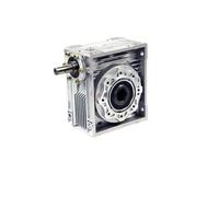 Reductor de velocidad con manivela manual y relación de velocidad de 5:1 a 80:1 Eje de entrada con orificio de salida de 9 mm y engranaje helicoidal NRV30 de 14 mm(Ratio 80 to 1)